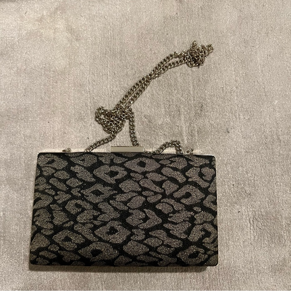 Banana Republic Sparkle Leopard Print Crossbody / Clutch